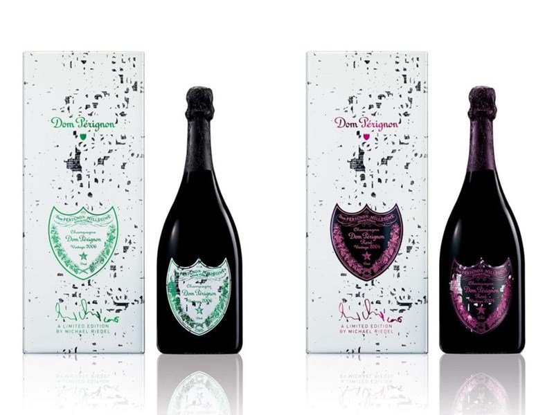 Dom Perignon by Michael Riedel blev lanceret i 2016 i begrænset mængde til priser der lå ca. 20% over prisen for den “almindelige” Dom Perignon