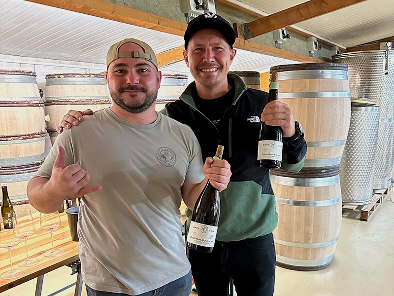 Simon Colin & RareWine founder Rasmus Nielsen